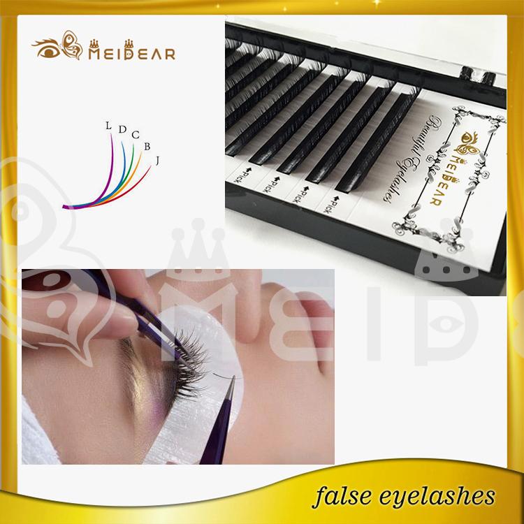Beautiful eyelashes extensions wholesale with custom packaging